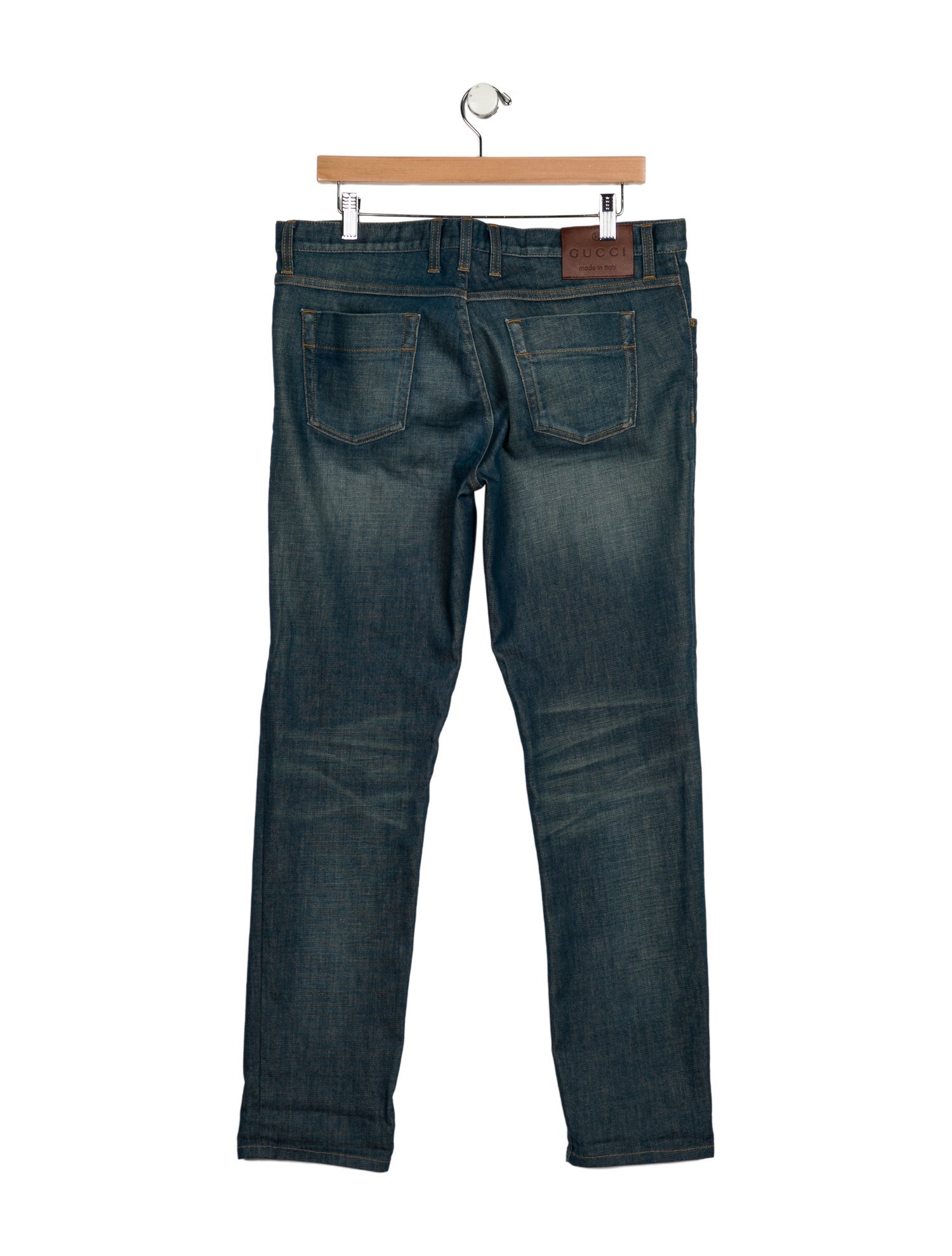 Gucci Web Accent Skinny Jeans