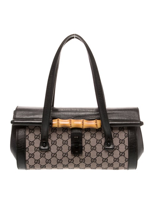 Gucci GG Canvas Bamboo Bullet Medium