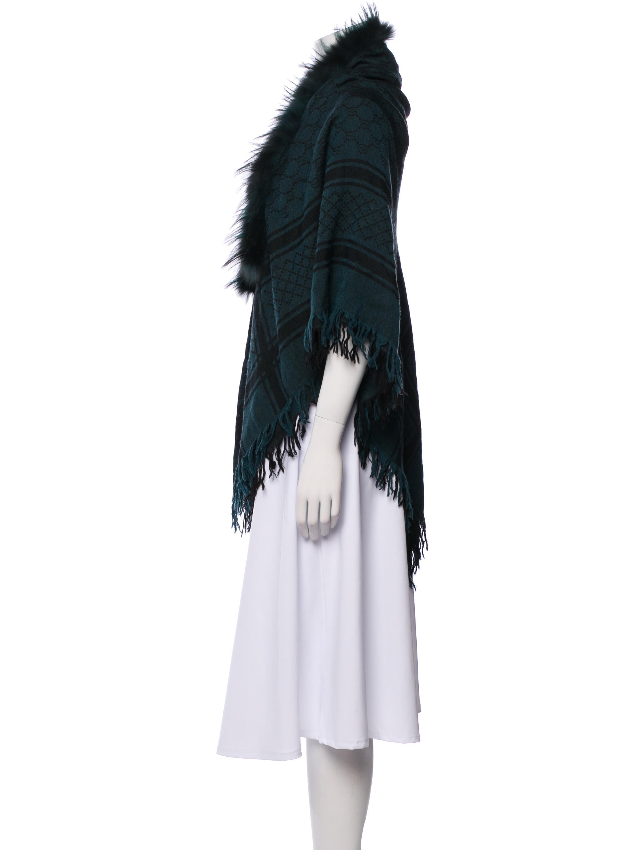 Gucci Festival Quadri Wool Scarf