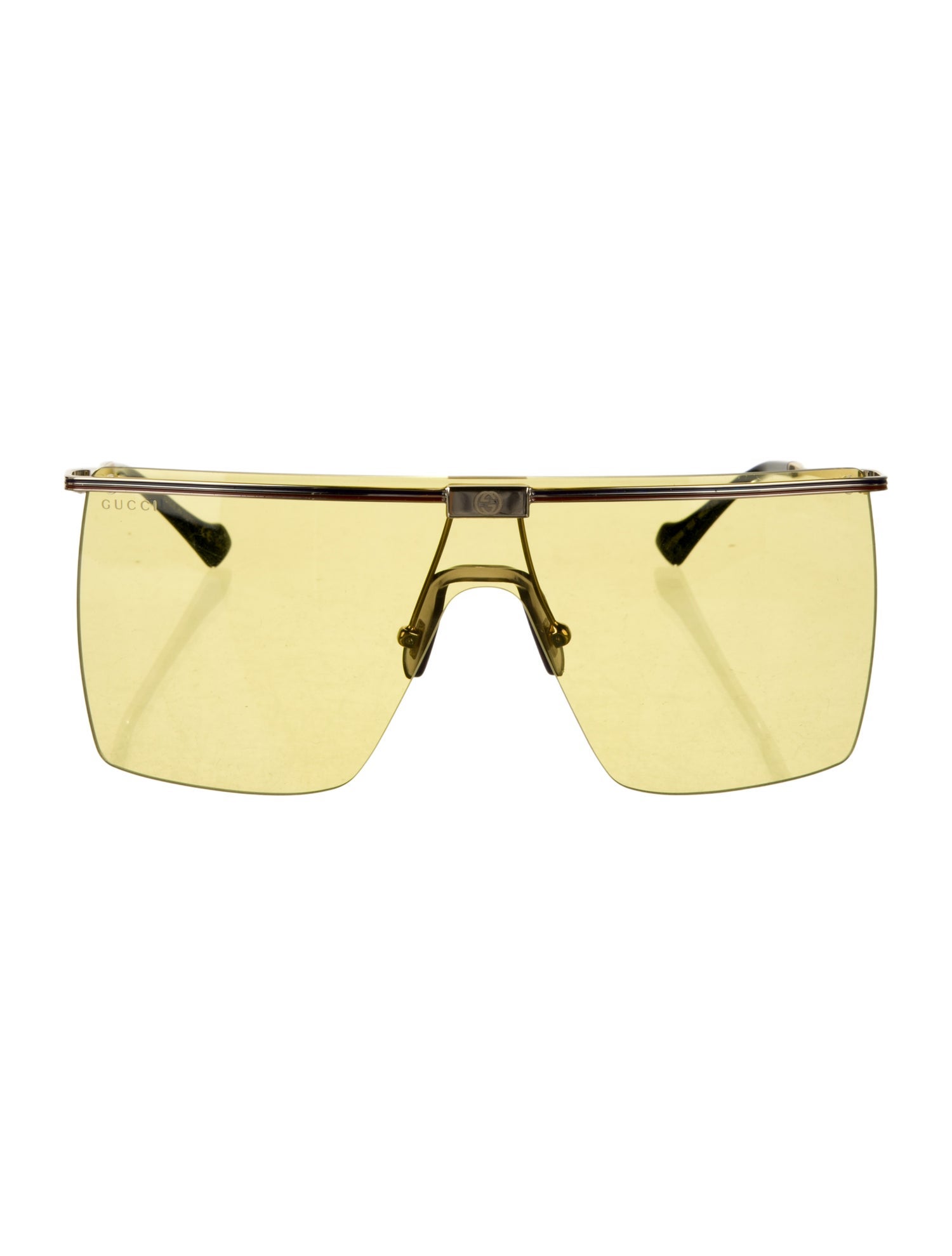 Gucci Shield Tinted Sunglasses