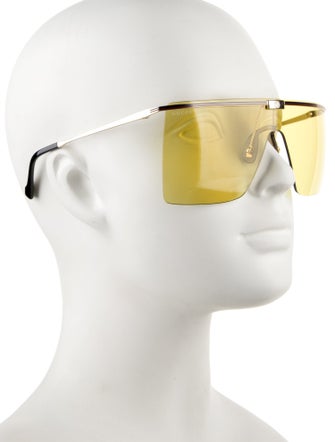 Gucci Shield Tinted Sunglasses