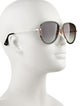 Gucci Aviator Gradient Sunglasses