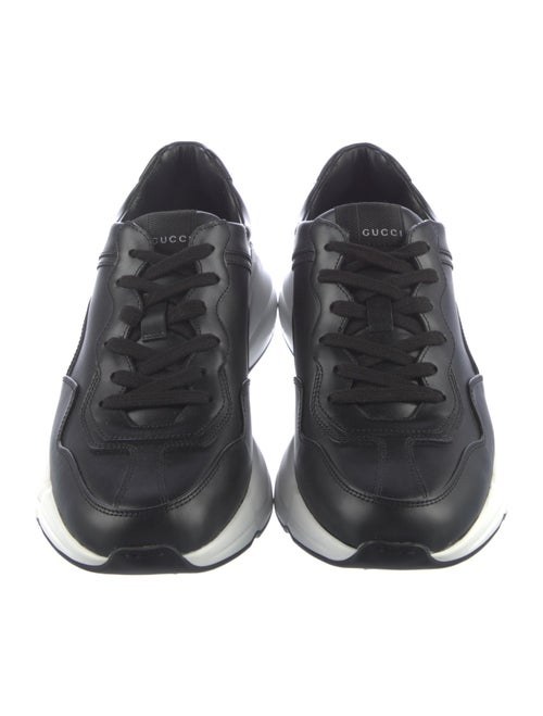 Gucci Leather Colorblock Pattern Sneakers