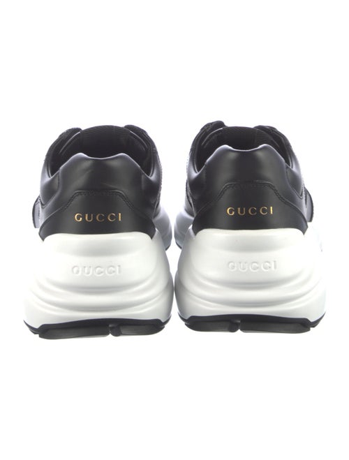 Gucci Leather Colorblock Pattern Sneakers