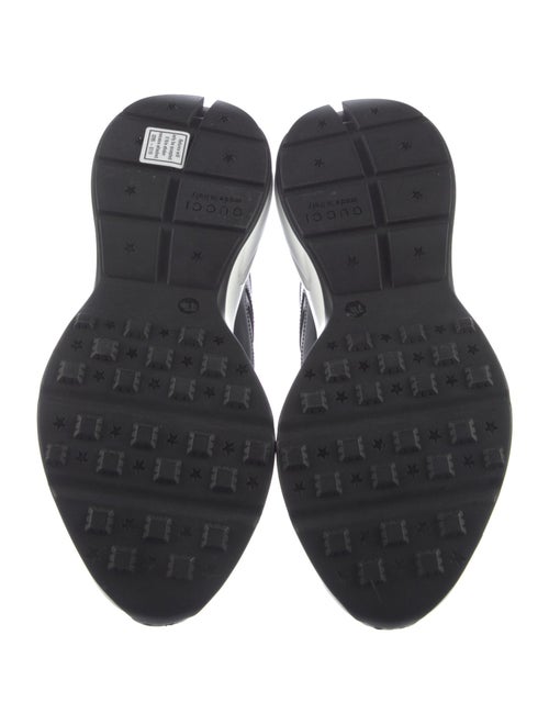 Gucci Leather Colorblock Pattern Sneakers