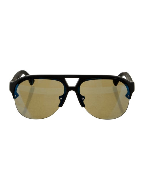 Gucci Shield Tinted Sunglasses