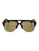 Gucci Shield Tinted Sunglasses
