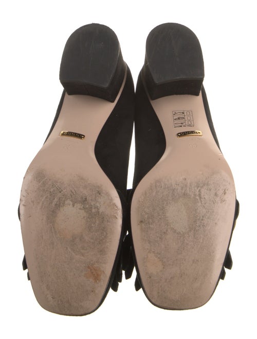 Gucci Double G Logo Suede Pumps