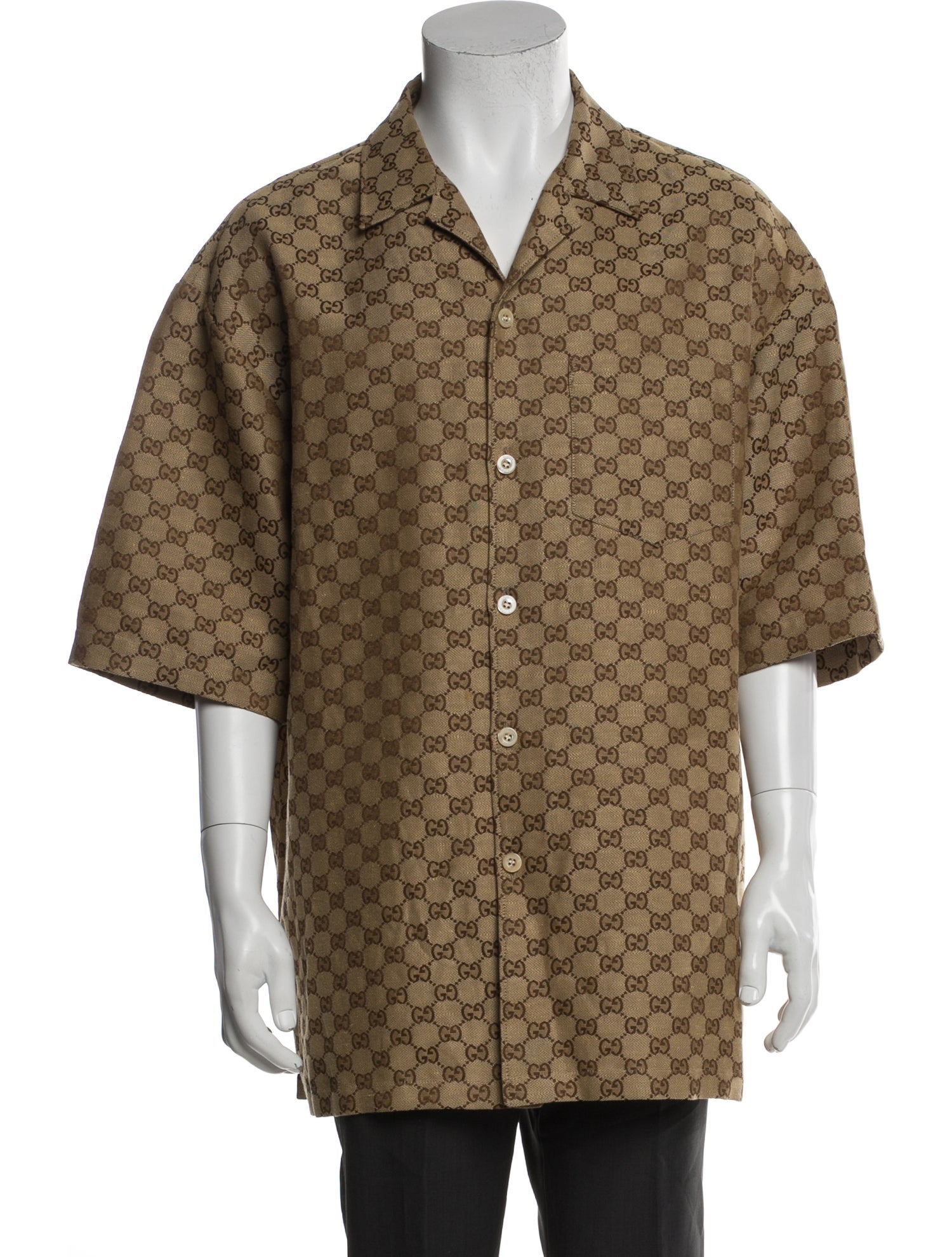 Gucci GG Canvas Linen Shirt