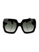 Gucci Oversize Gradient Sunglasses