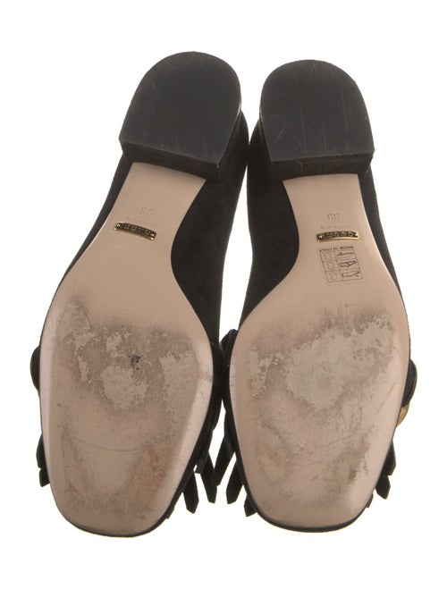 Gucci Double G Logo Suede Pumps