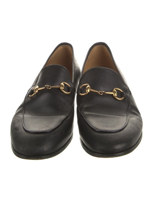 Gucci Horsebit Accent Leather Loafers