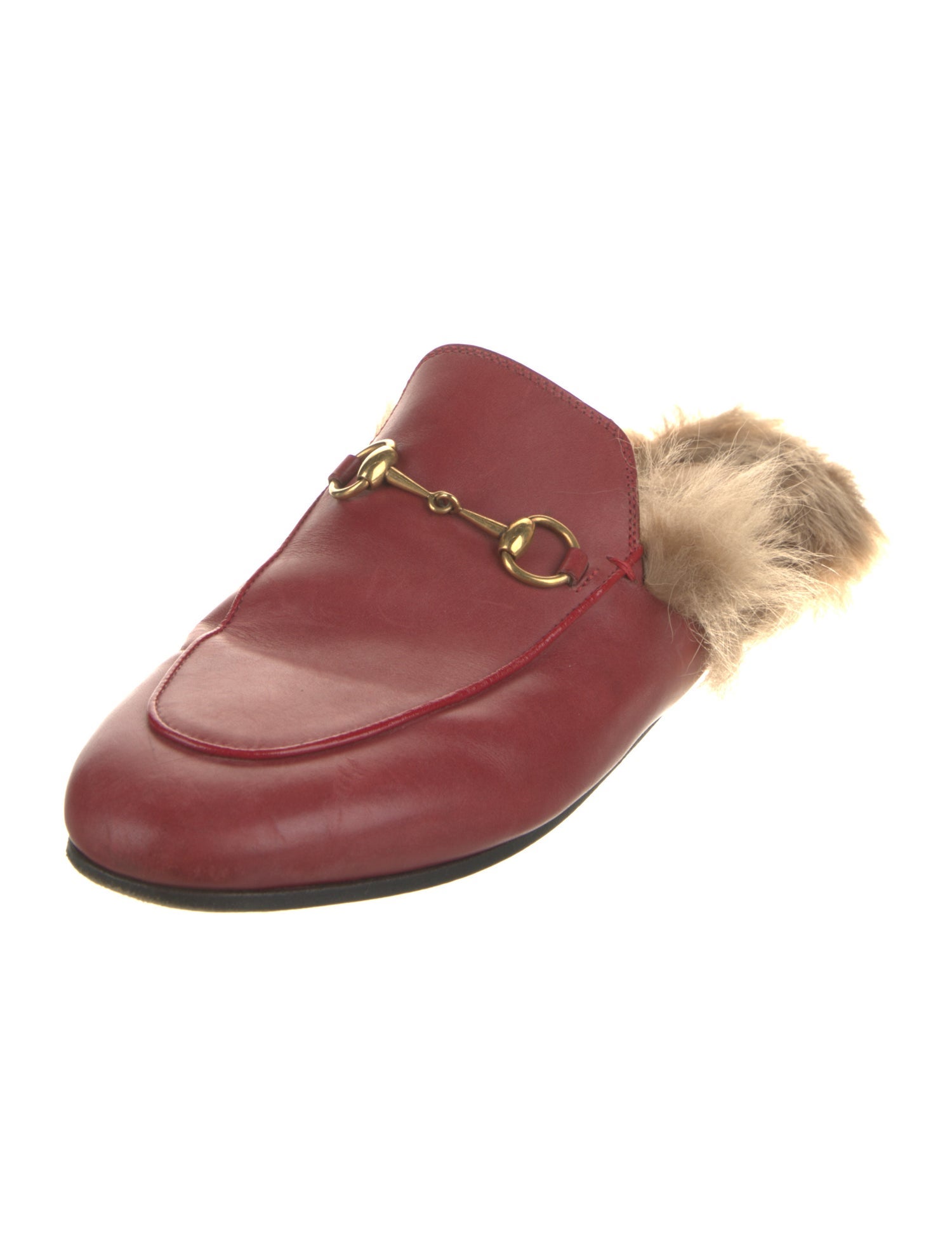 Gucci Horsebit Accent Leather Mules