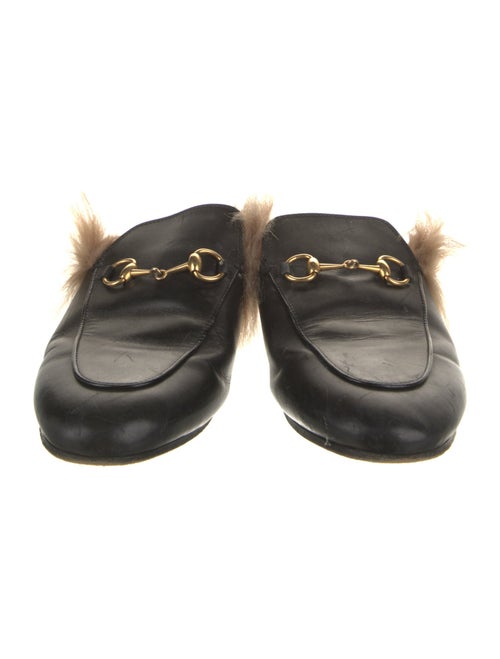 Gucci Horsebit Accent Leather Mules