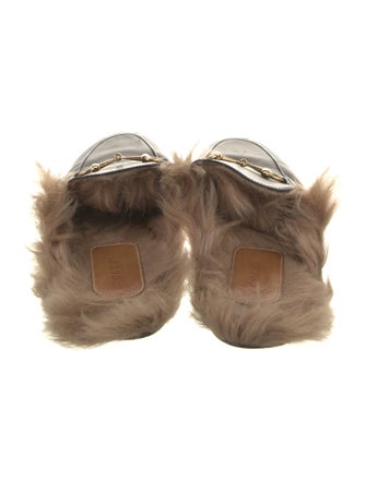 Gucci Horsebit Accent Leather Mules