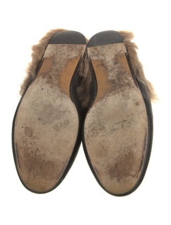 Gucci Horsebit Accent Leather Mules