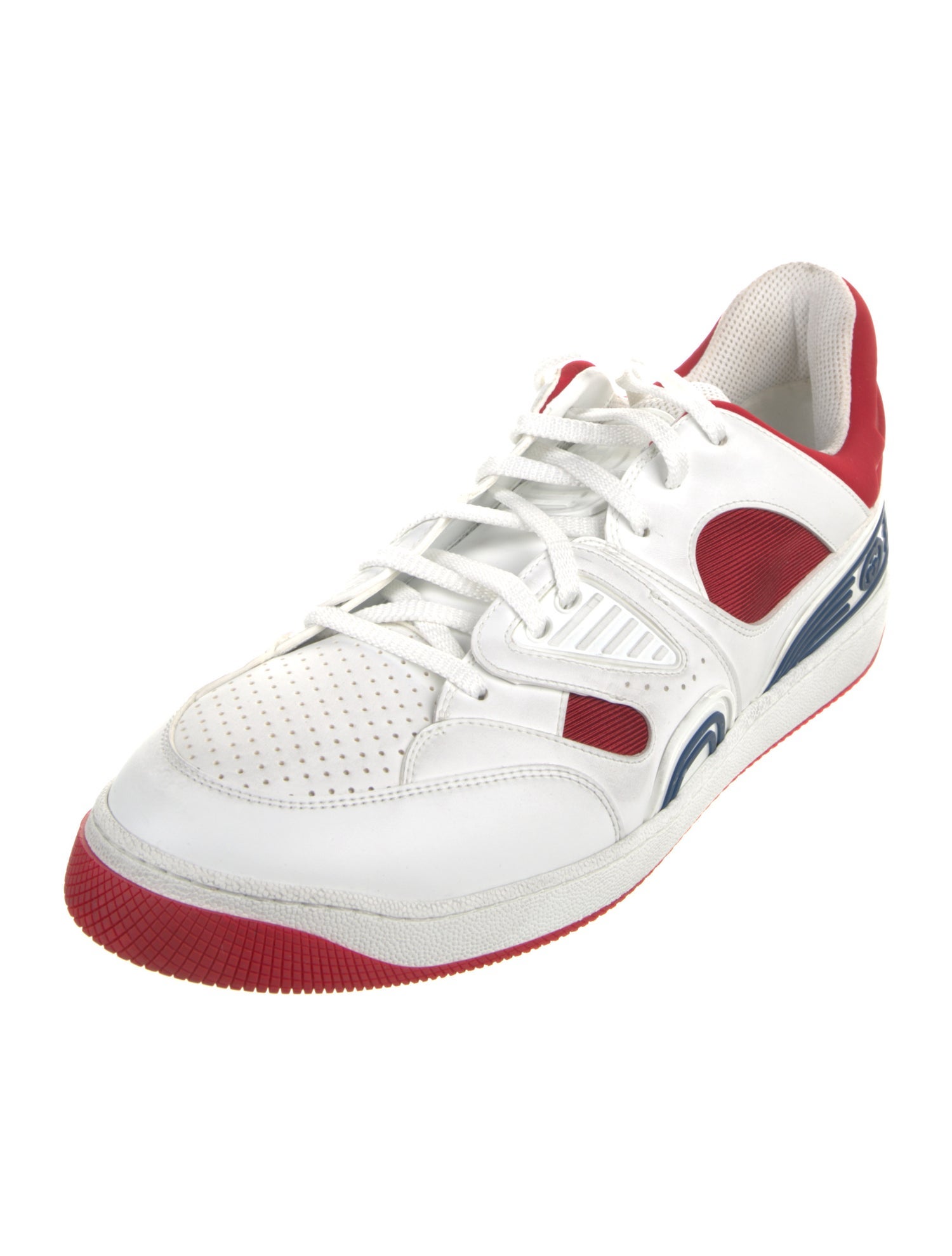 Gucci Interlocking G Logo Leather Sneakers