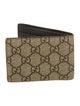 Gucci Tiger Head Accent Printed Wallet