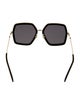 Gucci Square Tinted Sunglasses
