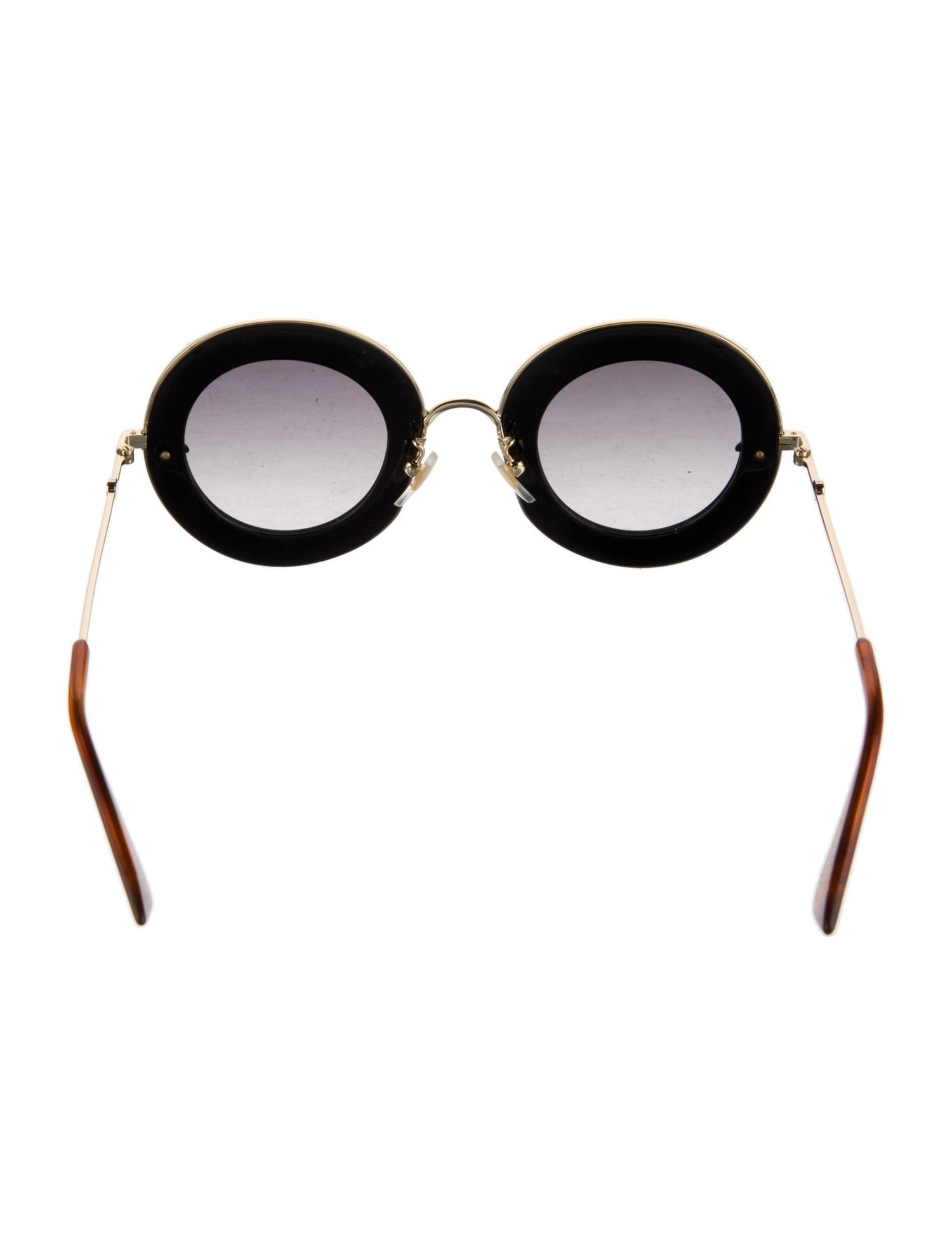 Gucci Interlocking G Logo Round Sunglasses