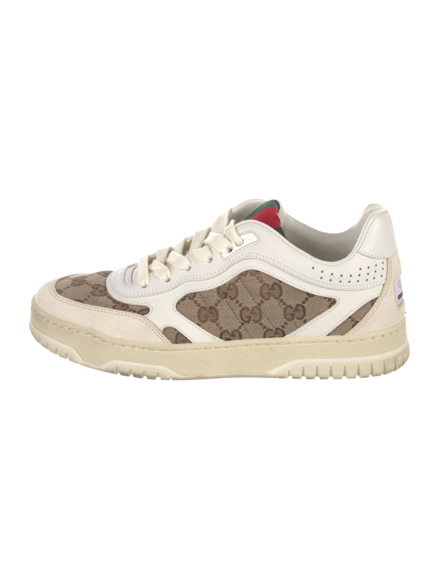 Gucci GG Canvas Leather Sneakers