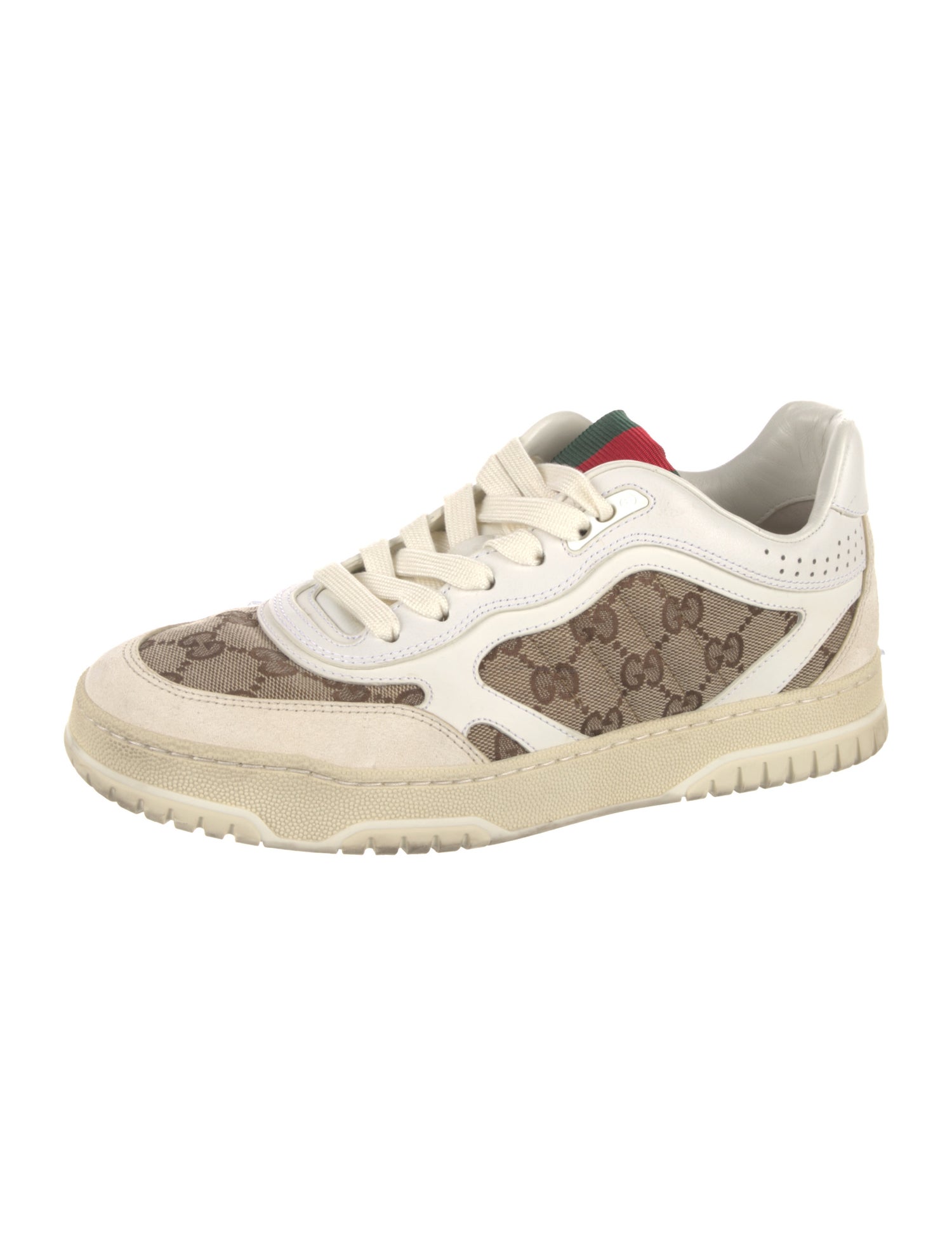 Gucci GG Canvas Leather Sneakers