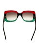 Gucci Oversize Gradient Sunglasses