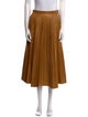 Gucci Leather Midi Length Skirt