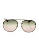 Gucci Aviator Gradient Sunglasses