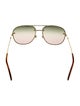Gucci Aviator Gradient Sunglasses