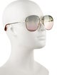 Gucci Aviator Gradient Sunglasses
