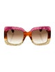 Gucci Oversize Gradient Sunglasses