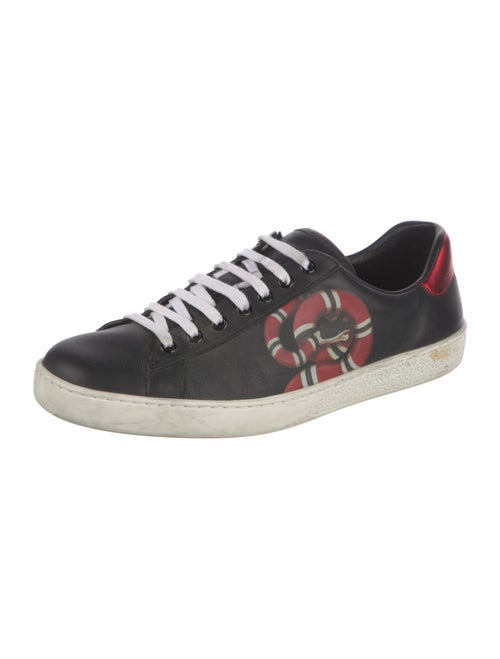 Gucci Kingsnake Leather Sneakers