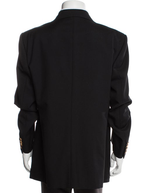 Gucci Web Accent Wool Peacoat