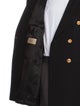 Gucci Web Accent Wool Peacoat