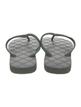 Gucci Rubber Flip Flops