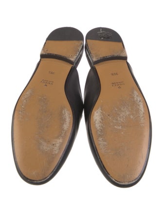 Gucci Leather Floral Print Mules