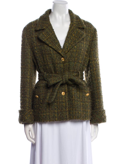 Gucci Wool Tweed Pattern Blazer