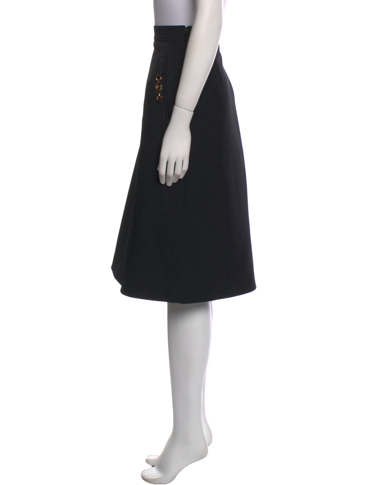 Gucci Silk Knee-Length Skirt