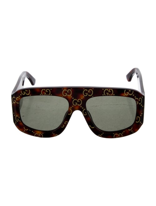 Gucci Web Accent Oversize Sunglasses