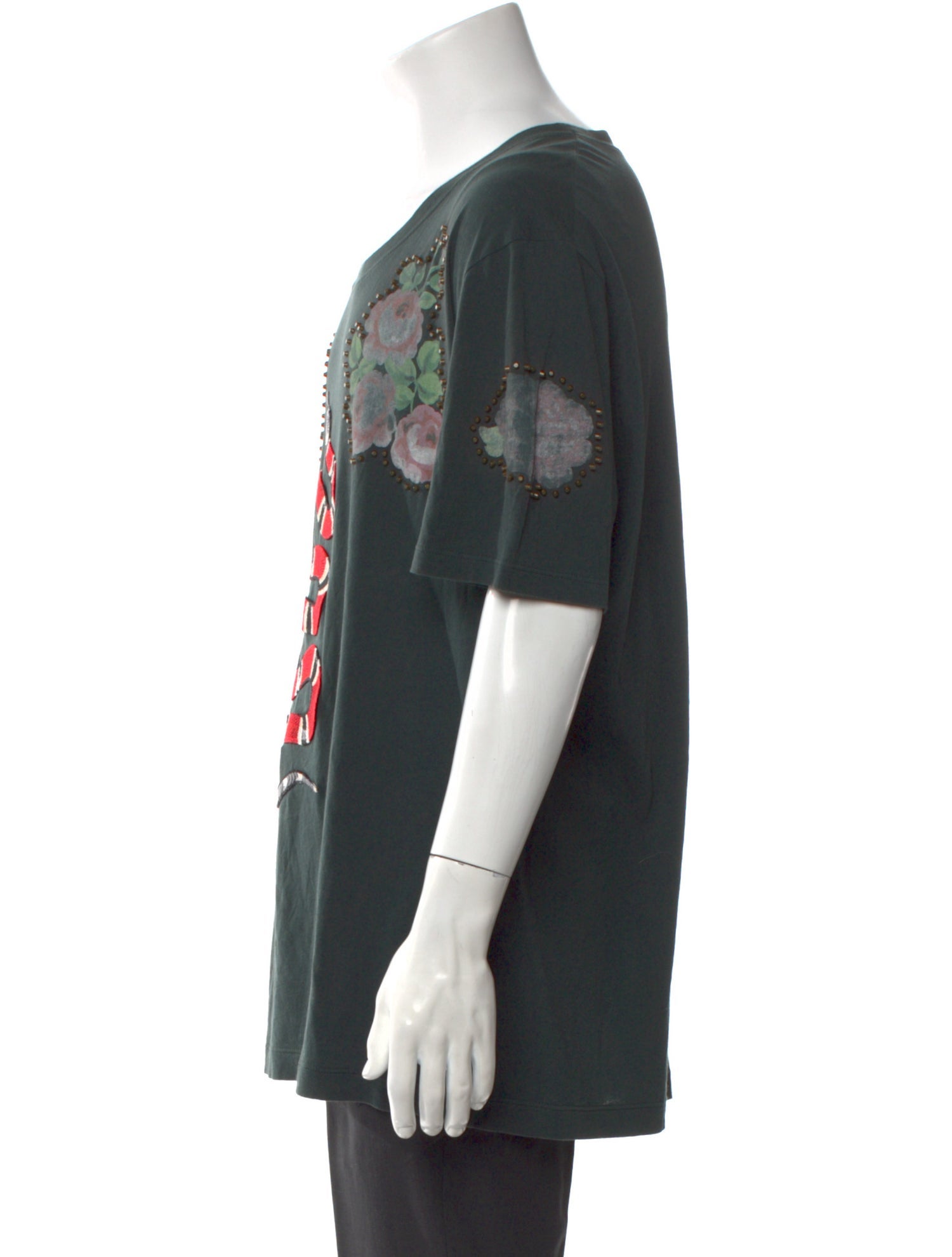 Gucci Web Accent Crew Neck T-Shirt