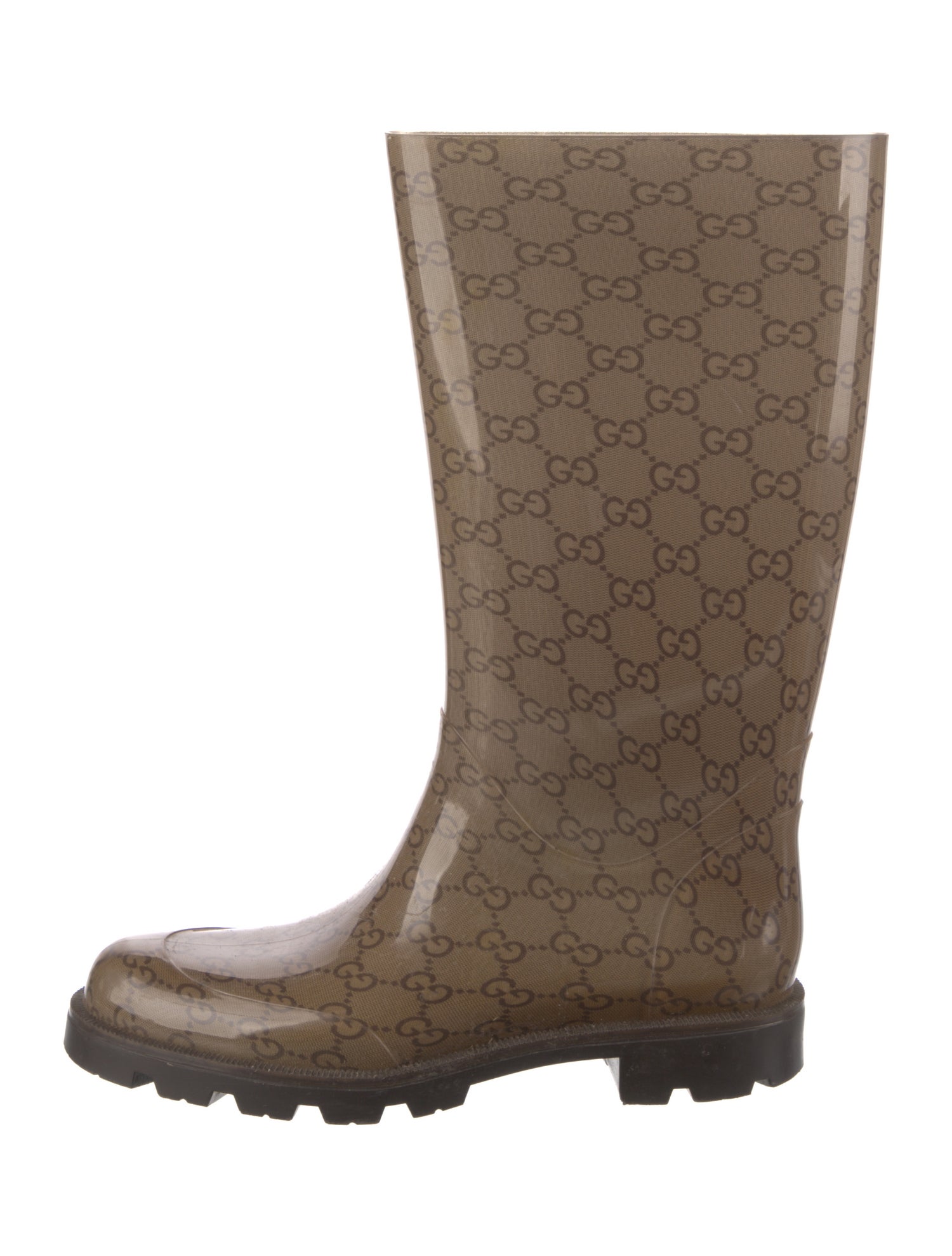 Gucci GG Supreme Rubber Rain Boots