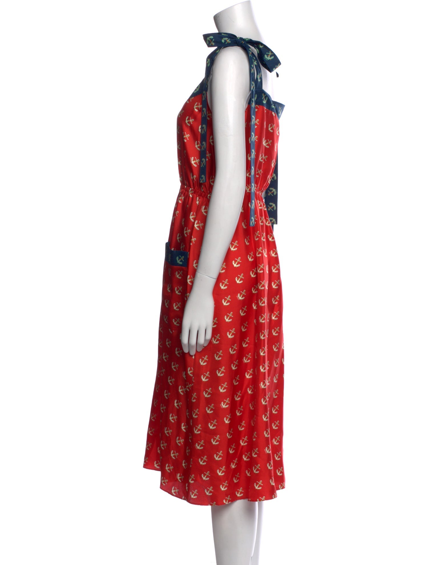 Gucci Silk Midi Length Dress