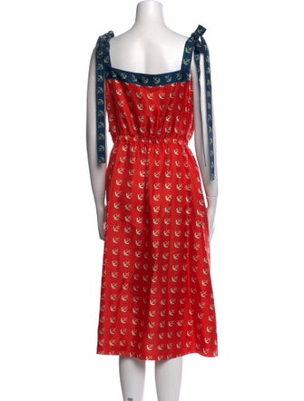 Gucci Silk Midi Length Dress