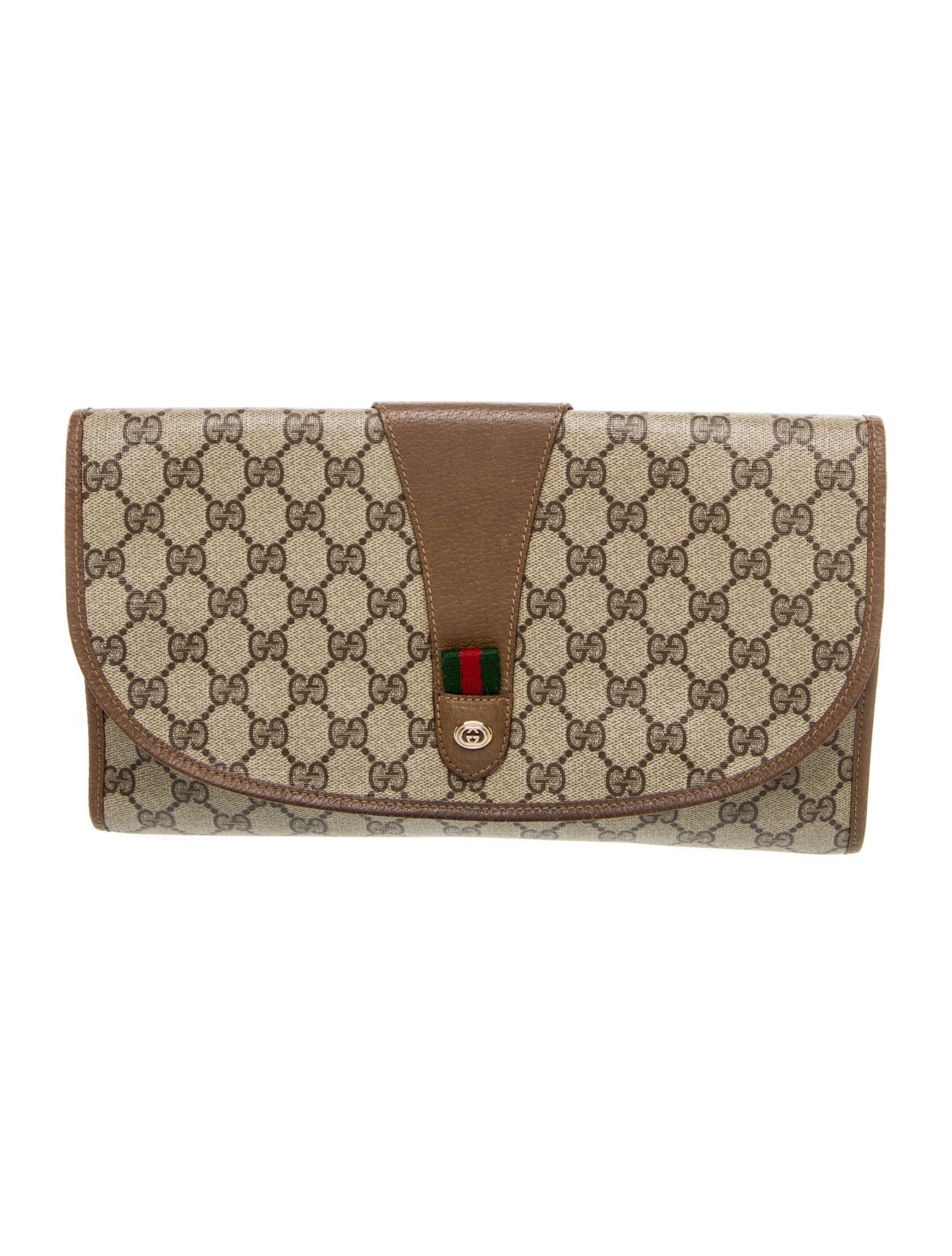 Gucci GG Supreme Clutch