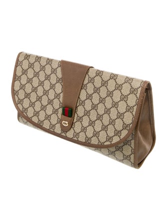 Gucci GG Supreme Clutch