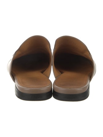 Gucci Horsebit Accent Leather Mules