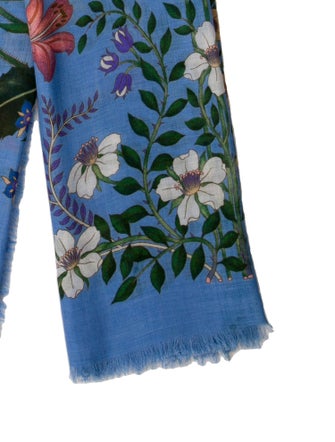 Gucci Floral Print Scarf