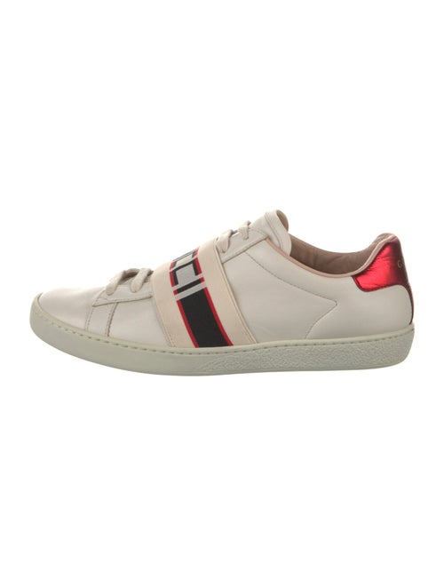 Gucci Leather Printed Sneakers
