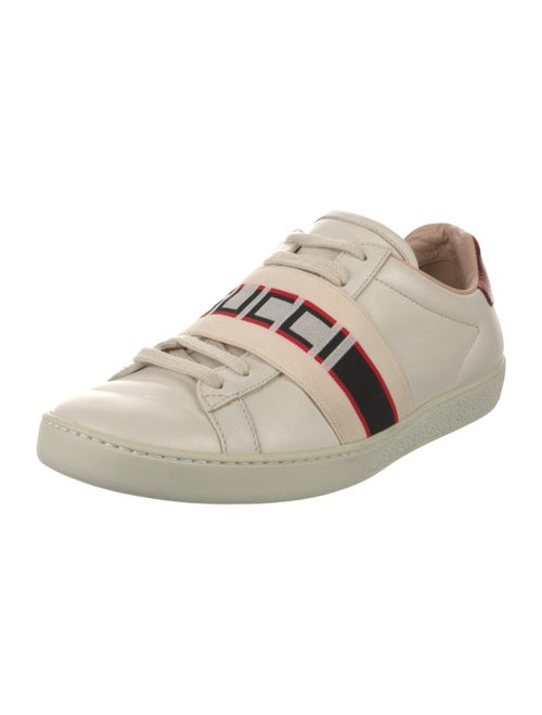Gucci Leather Printed Sneakers